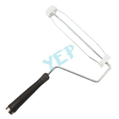 Yep Plastic Handle With Metal Ring Cage Type Cheap Paint Roller Brush Frame